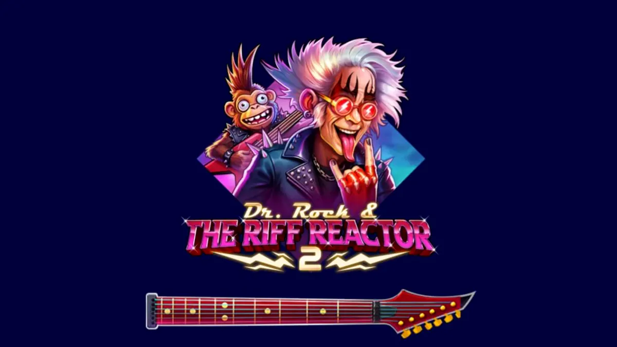 Dr. Rock & the Riff Reactor 2 slot gameplay dengan tema musik rock dan sci-fi